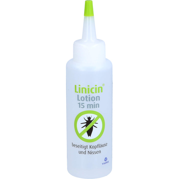 Linicin Lotion 15 min beseitigt Kopfläuse und Nissen, 100 ml Lotion