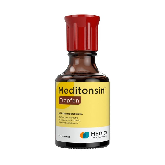 Meditonsin Tropfen bei Erkältungskrankheiten, 35 g Solution