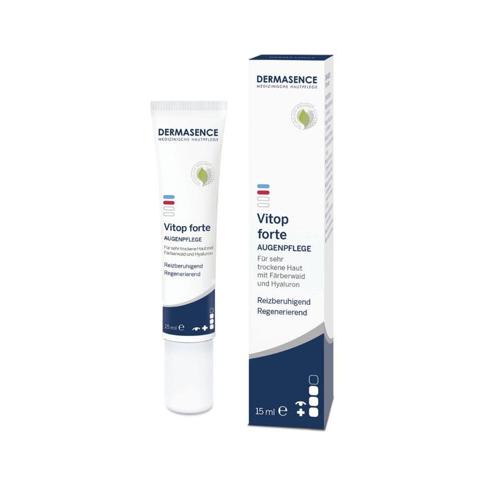 DERMASENCE Vitop forte Augenpflege für sehr trockene Haut, 15 ml Cream