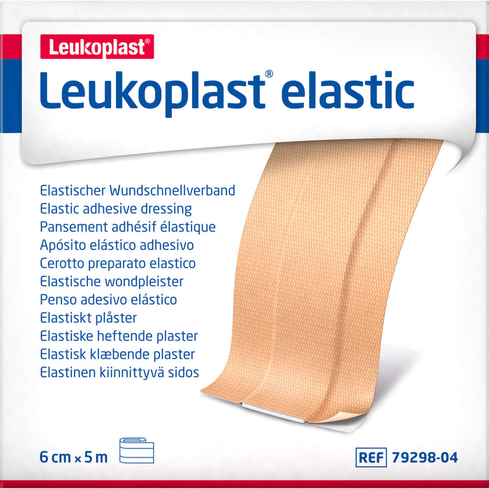 Leukoplast Elastic Pflaster 6 cm x 5 m Rolle, 1 St PFL