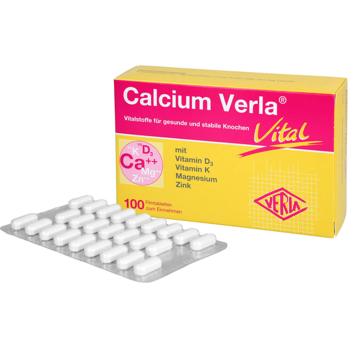 Calcium Verla vital Filmtabletten, 100 pcs. Tablets