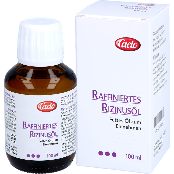 Caelo Raffiniertes Rizinussöl, 100 ml Huile