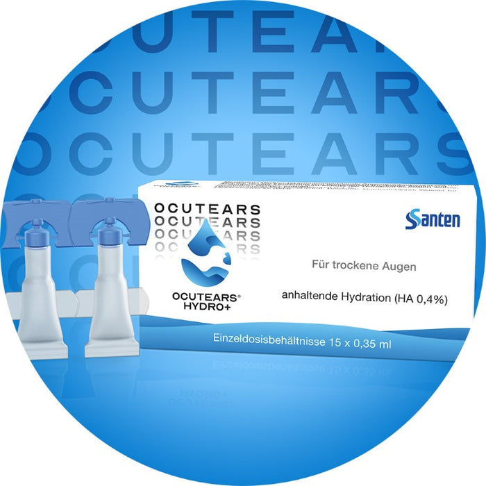 Ocutears HYDRO+ - Augentropfen bei Trockenen Augen mit Hyaluronsäure, 15 pcs. Single-dose pipettes