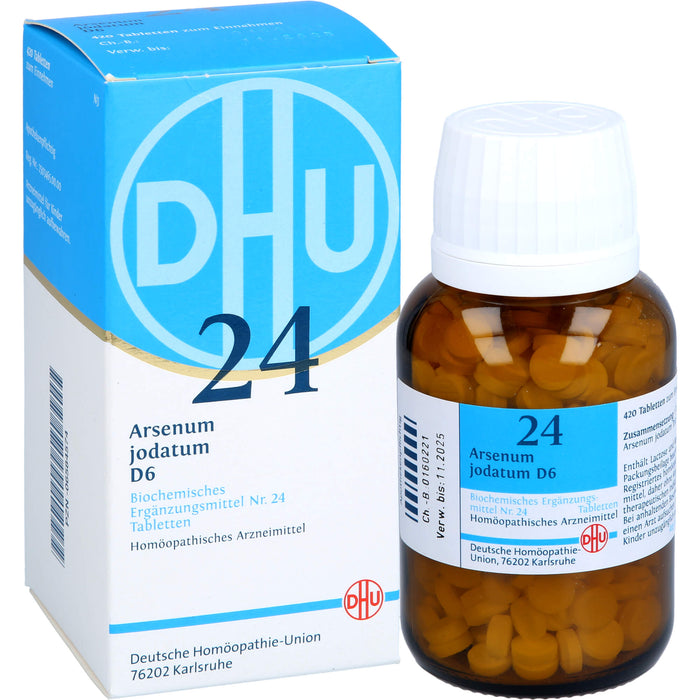 DHU Schüßler-Salz Nr. 24 Arsenum jodatum D6 Tabletten, 420 St. Tabletten