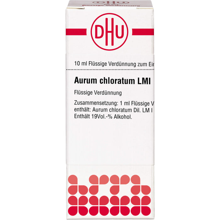 Aurum chloratum LM I Dilution Ind-Fert, 10 ml DIL