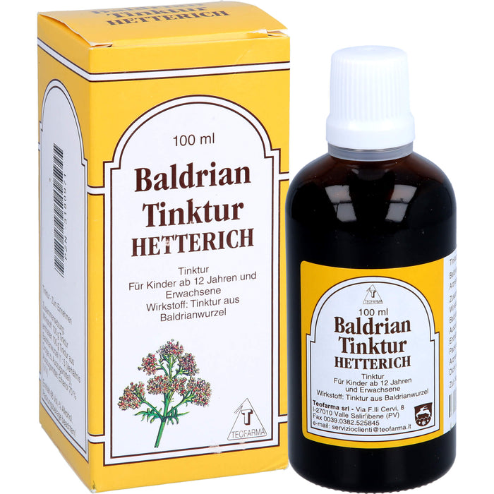 Baldriantinktur Hetterich, 100 ml Lösung