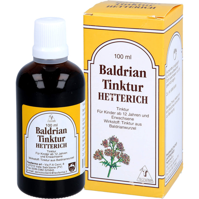 Baldriantinktur Hetterich, 100 ml Lösung