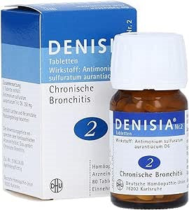 DHU DENISIA Nr. 2 zur Behandlung chronischer Bronchitis, 80 pcs. Tablets