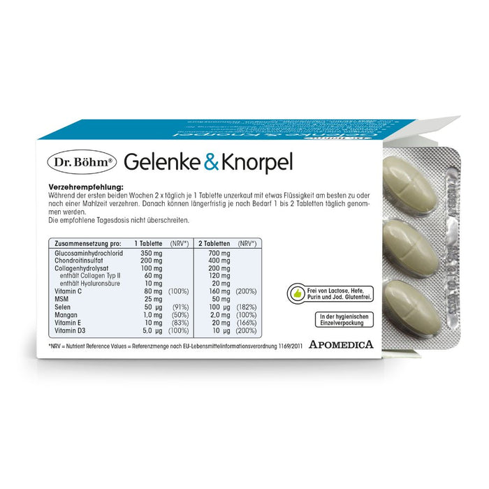 Dr Böhm Gelenke & Knorpel Tabletten, 60 pcs. Tablets