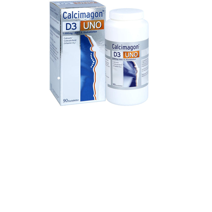 Calcimagon D3 Uno Kautabletten, 90 pcs. Tablets