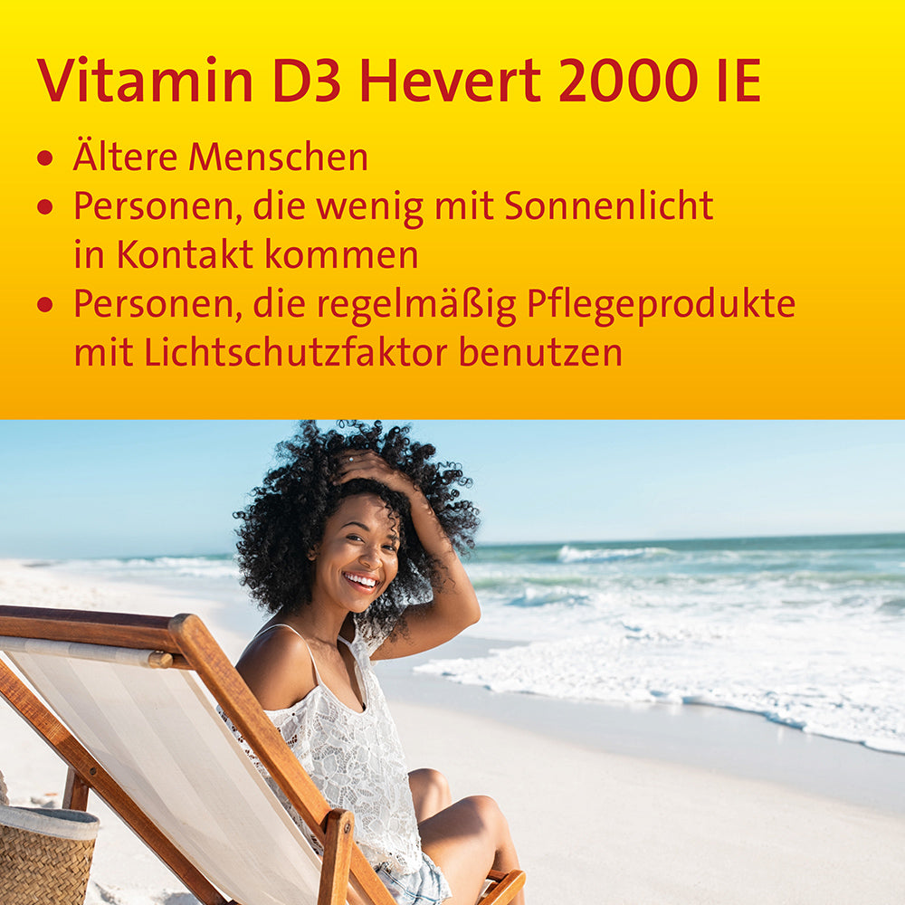 Vitamin D3 Hevert 2000 IE, 60 St. Tabletten Hevert-Testen