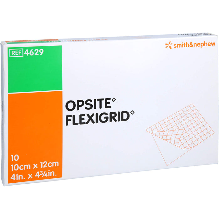 OPSITE FLEXIGRID 10X12CM STERIL, 10 St FOL