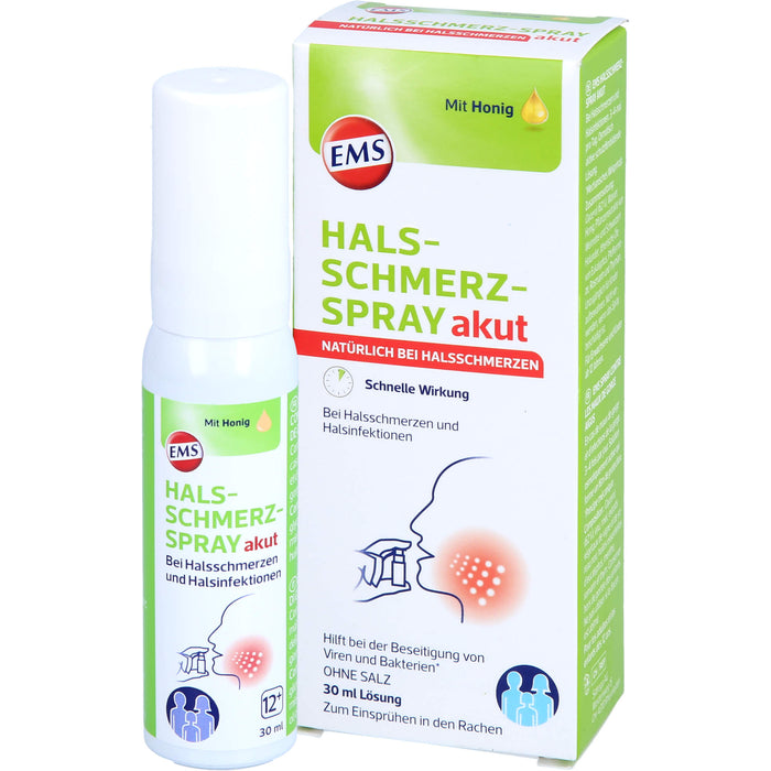 EMSER Halsschmerz-Spray akut, 30 ml Solution