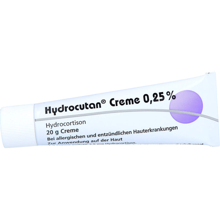 Hydrocutan Creme 0,25 % bei allergischen und entzündlichen Hauterkrankungen, 20 g Cream