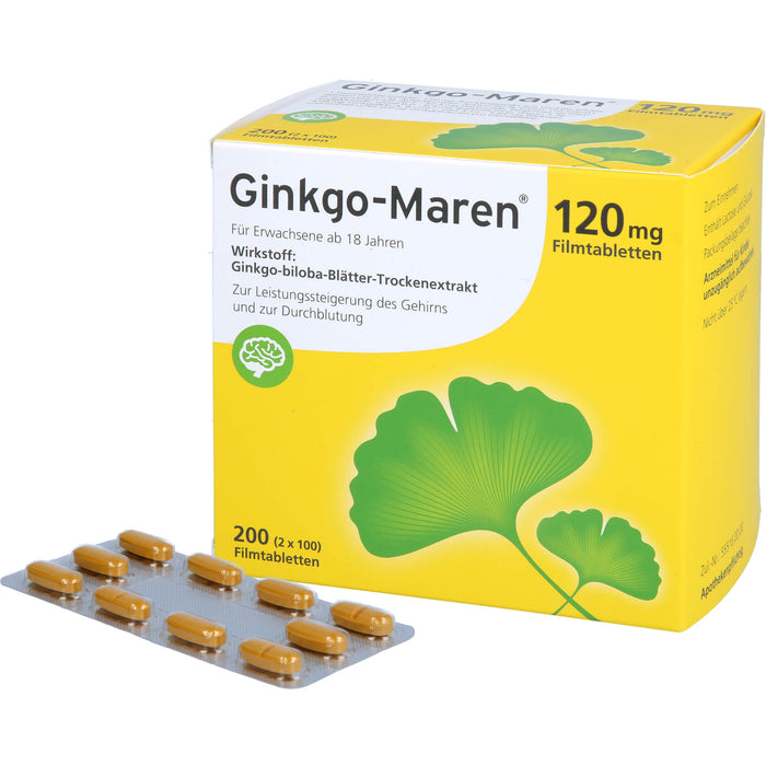 Ginkgo-Maren 120 mg Filmtabletten, 200 St FTA