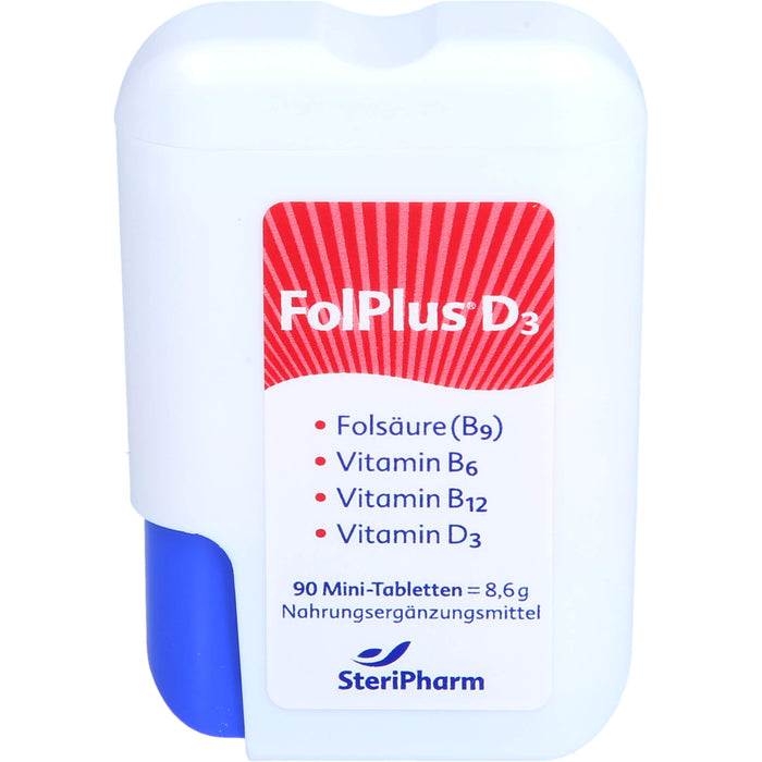 FolPlus + Vitamin D3 Mini-Tabletten, 90 pc Tablettes