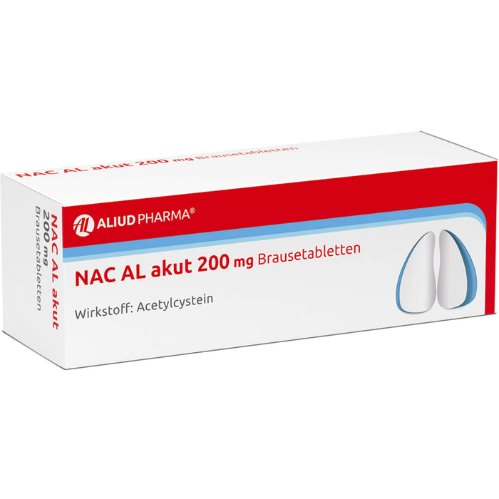 NAC AL akut 200 mg Brausetabletten zur Schleimlösung, 20 St. Tabletten