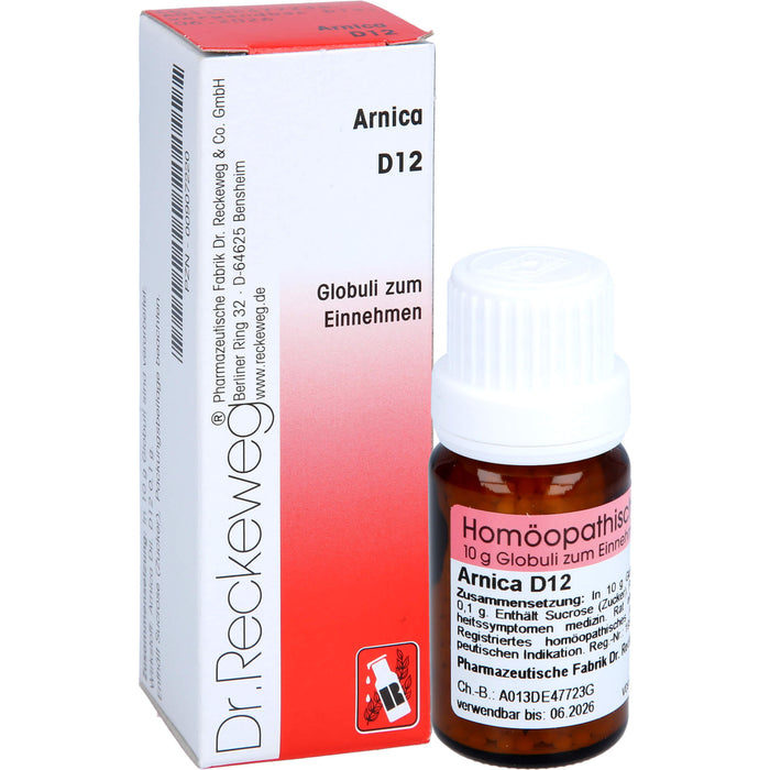 Dr.RECKEWEG & CO Arnica D 12 Globuli, 10 g Globules