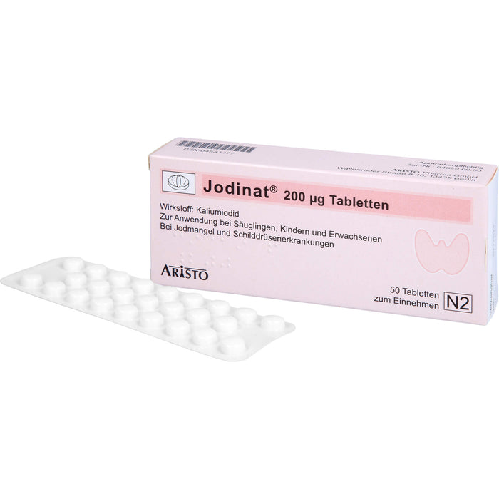 Jodinat 200 µg Tabletten, 50 St TAB