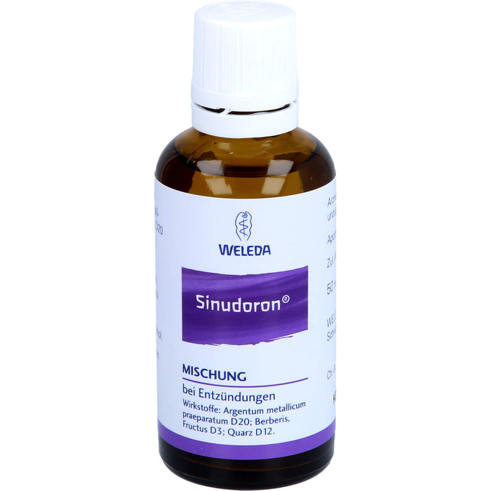 WELEDA Sinudoron Mischung bei Entzündungen, 50 ml Lösung