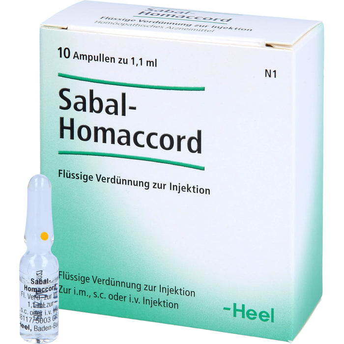 Heel Sabal-Homaccord Ampullen, 10 pc Ampoules