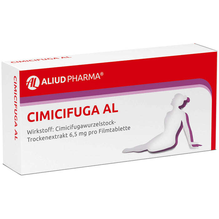 CIMICIFUGA AL Filmtabletten bei Wechseljahresbeschwerden, 60 St. Tabletten