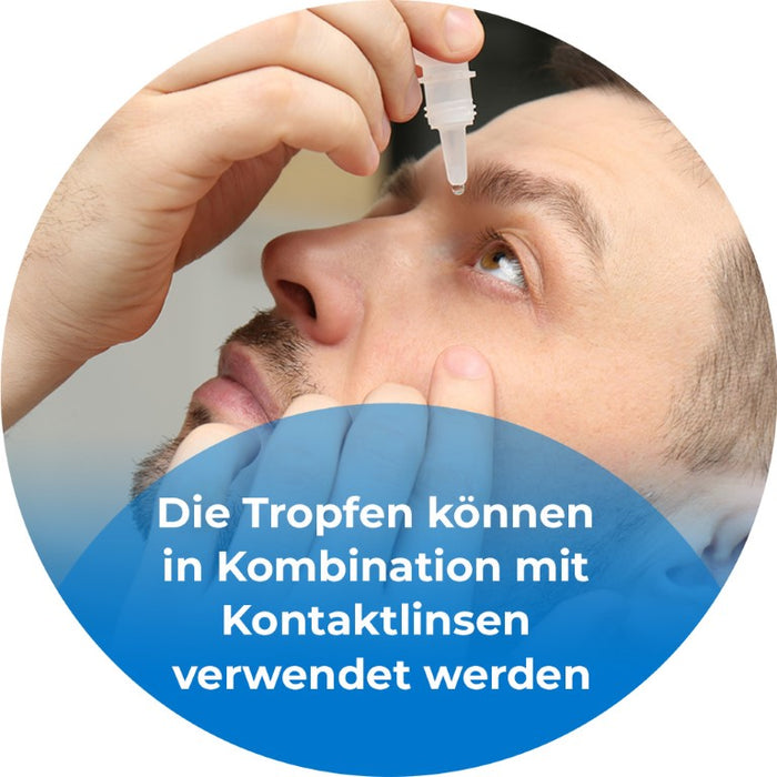 Ocutears HYDRO+ - Augentropfen bei Trockenen Augen mit Hyaluronsäure, 10 ml Solution