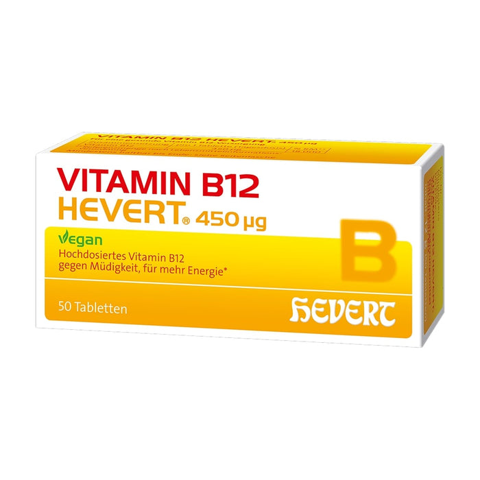 Vitamin B12 Hevert 450 µg Tabletten, 50 pc Tablettes