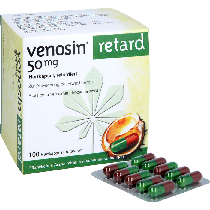 Venosin Orifarm retard Hartkapseln gegen Schmerzen, Schwellungen und Schweregefühl in den Beinen, 100 pc Capsules