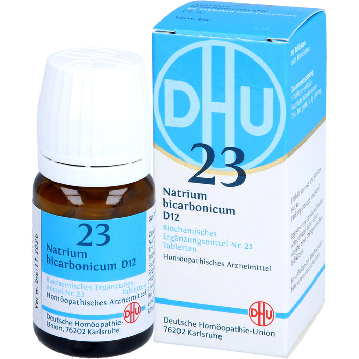 DHU Schüßler-Salz Nr. 23 Natrium bicarbonicum D12 Tabletten, 80 St. Tabletten