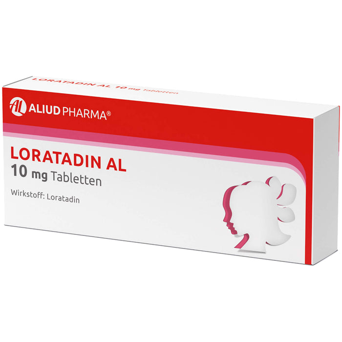 Loratadin AL 10 mg Tabletten Antiallergikum, 50 pc Tablettes