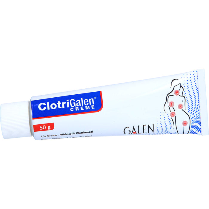 Clotrigalen Creme zur Behandlung von Pilzinfektionen der Haut, 50 g Crème