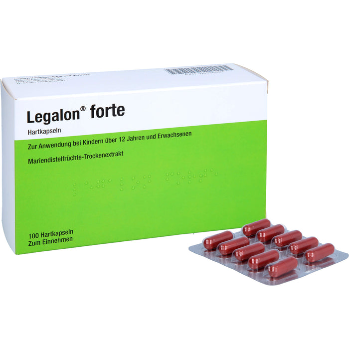 Legalon forte Hartkapseln Reimport axicorp, 100 pcs. Capsules