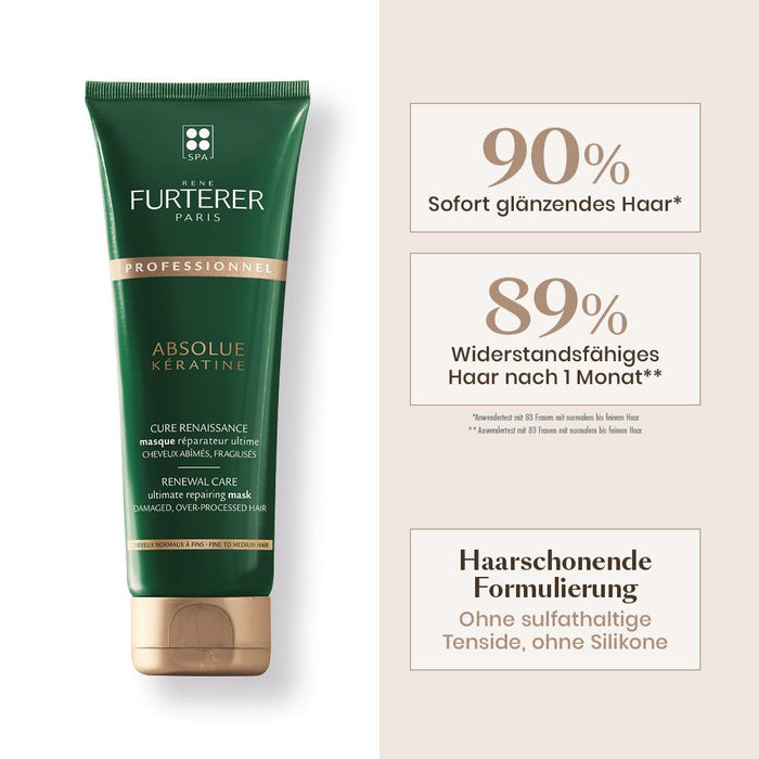 René Furterer Absolue Keratin aufbauende Maske, 250 ml Lotion