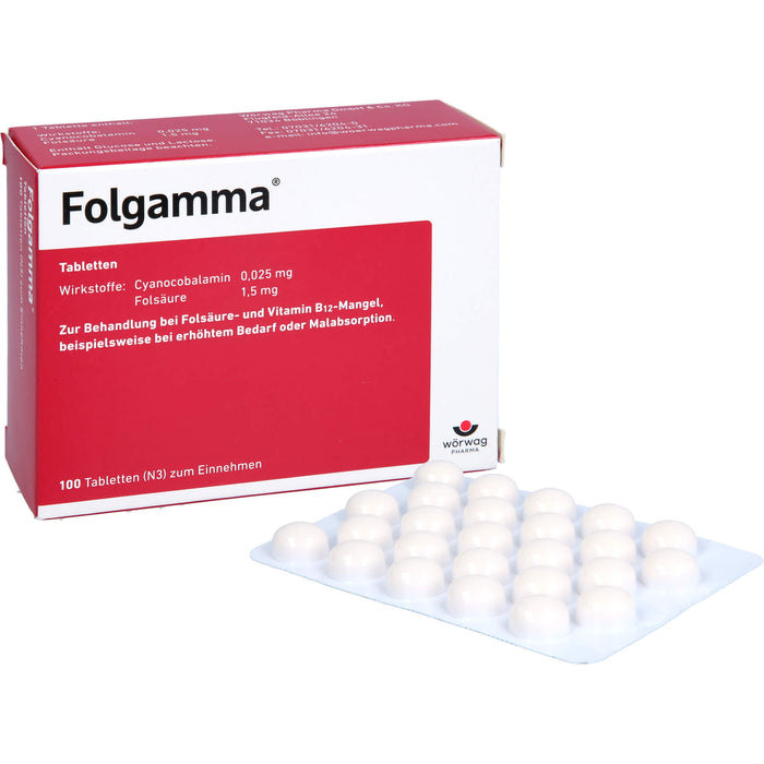 Folgamma Tabletten, 100 St TAB