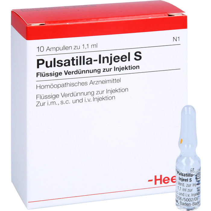 Pulsatilla-Injeel S Ampullen, 10 pcs. Ampoules