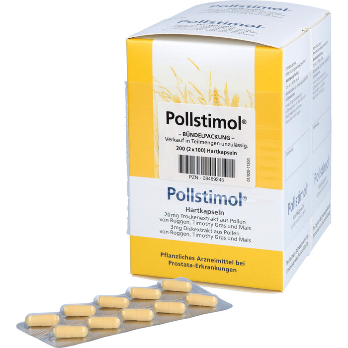 Pollstimol Hartkapseln bei Prostata-Erkrankungen, 200 pc Capsules