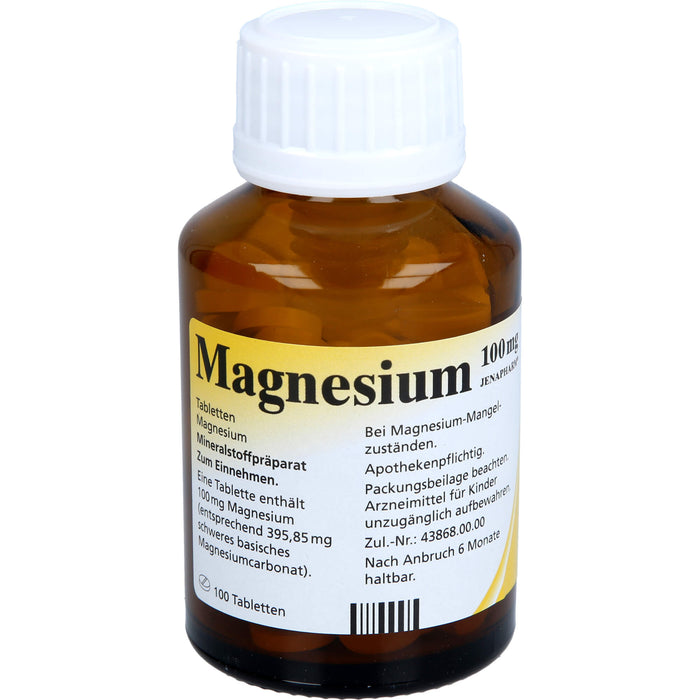 Magnesium 100 mg JENAPHARM Tbl., 100 St TAB