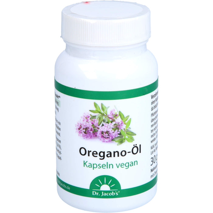 Oregano-Öl Kapseln vegan Dr. Jacob's, 60 St KAP