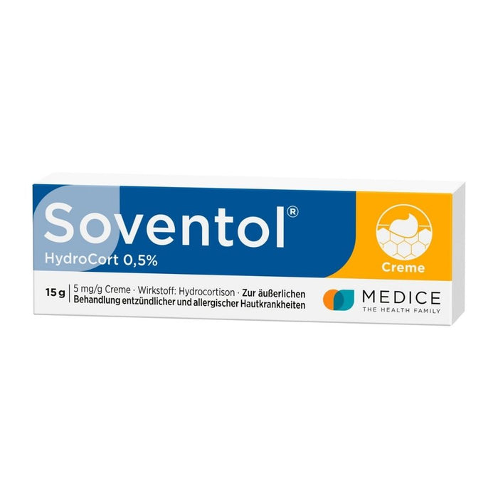 Soventol HydroCort 0,5 % Creme, 15 g Cream