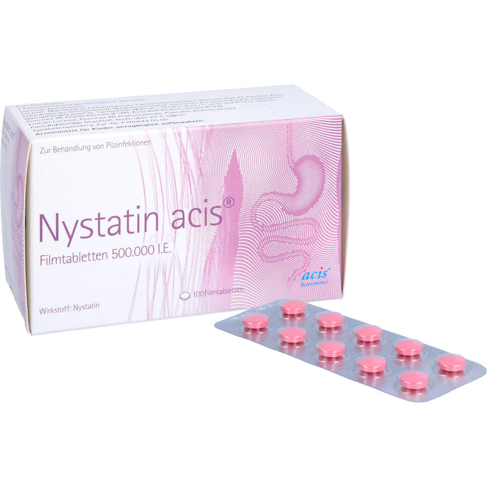 Nystatin acis Filmtabletten, 100 pcs. Tablets