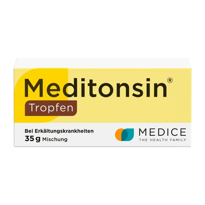 Meditonsin Tropfen bei Erkältungskrankheiten, 35 g Solution