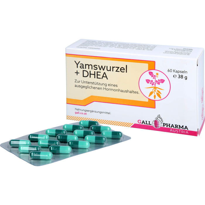 YAMSWURZEL + DHEA 25Mg KPS, 60 St KAP