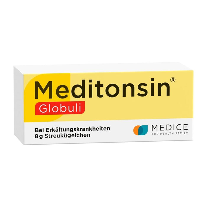 Meditonsin Globuli bei Erkältungskrankheiten, 8 g Globules