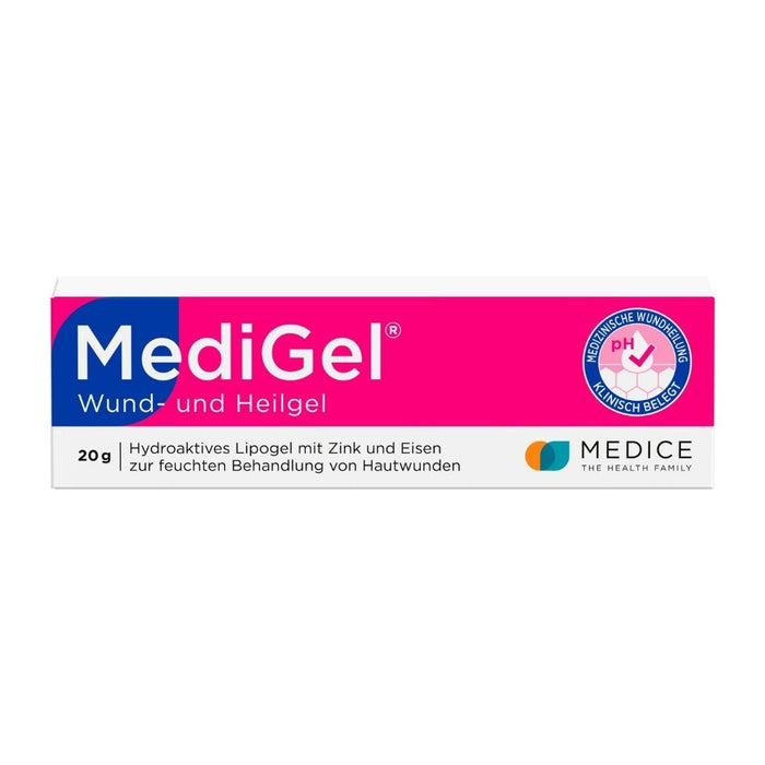 MediGel Wund- und Heilgel zur Behandlung akuter und chronischer Wunden, 20 g Gel