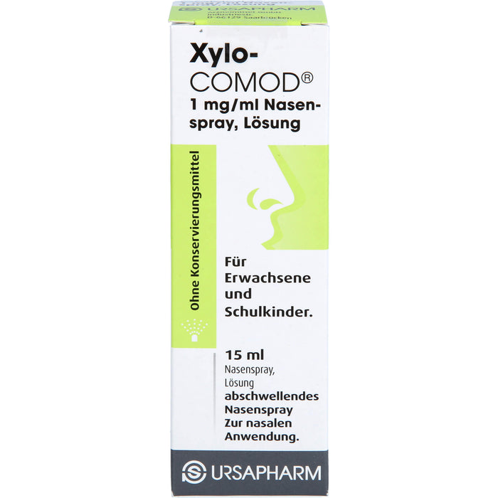 Xylo-COMOD 1 mg/ml Nasenspray zum Abschwellen der Nasenschleimhaut, 15 ml Solution