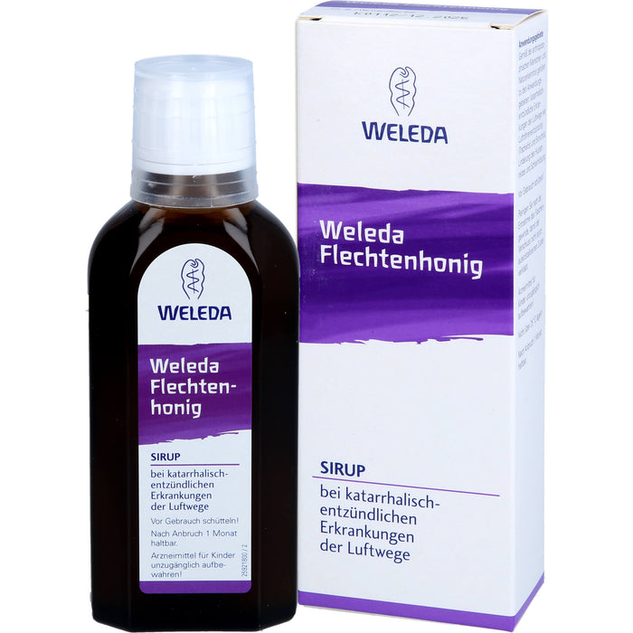 WELEDA Flechtenhonig Sirup, 100 ml Lösung