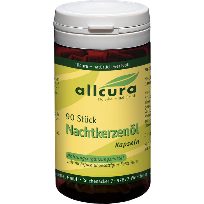 allcura Nachtkerzenöl Kapseln, 90 pcs. Capsules