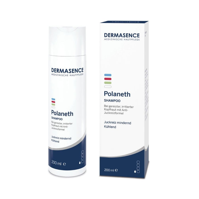 DERMASENCE Polaneth Shampoo bei gereizter, irritierter und juckender Kopfhaut, 200 ml Shampoing