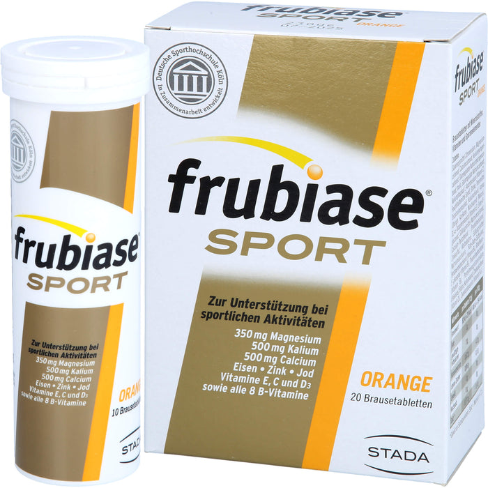 frubiase Sport Orange Brausetabletten, 20 pc Tablettes